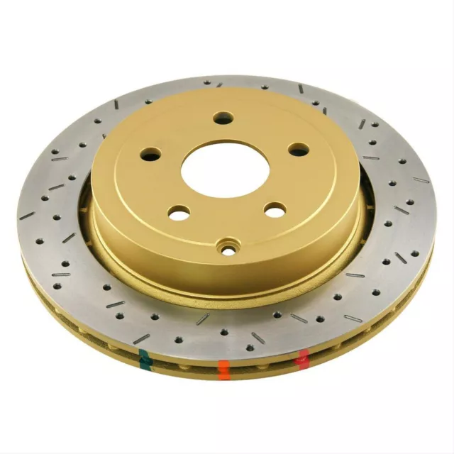 DBA HD 4000 Drilled Slotted Brake Rotor Single 301.5mm Front DBA42132XS