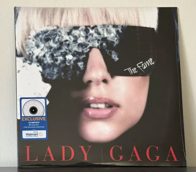 LADY GAGA THE FAME (2LP) OPAQUE WHITE VINYL 15th ANNIVERSARY (SEALED)