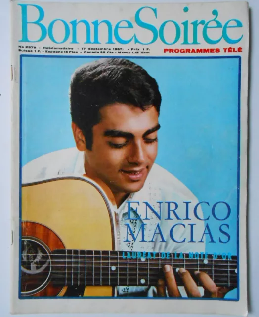 ►Bonne Soiree 2379/1967 Enrico Macias - David Mac Callum - Robert Vaughn -Sheila