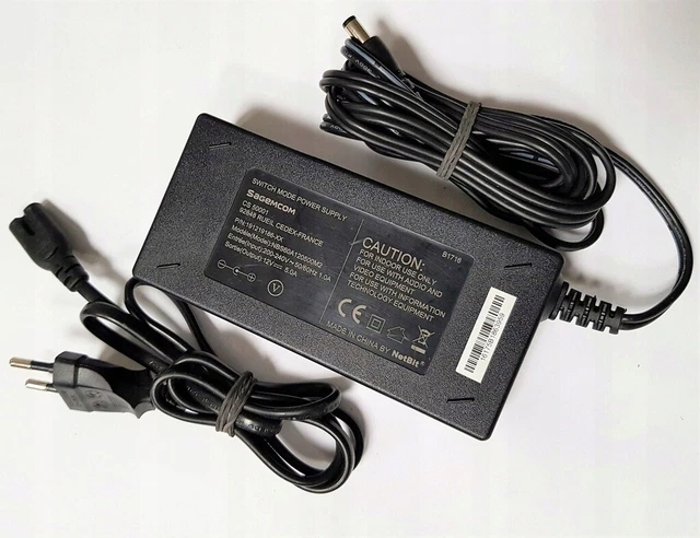 ORIGINAL NETZTEIL SAGEMCOM CS50001 12V 1,5 A für Vodafone Giga TV Net