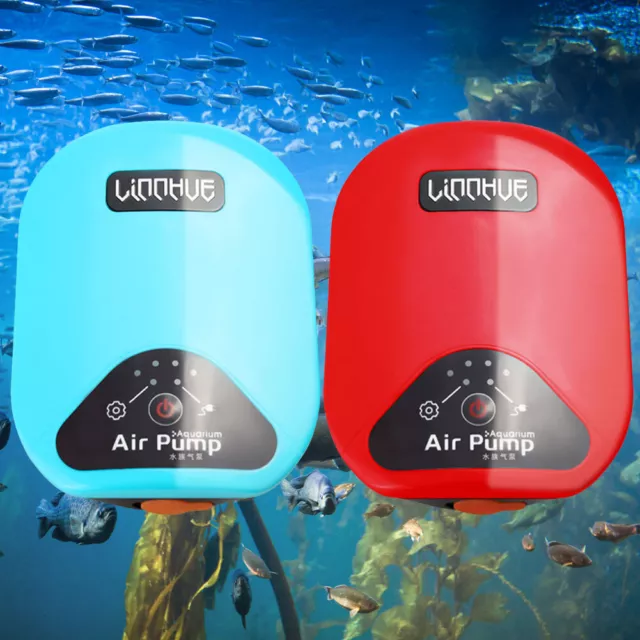 Bomba de oxígeno portátil para tanque de peces bomba de oxígeno de doble propósito para decoración de paisajes