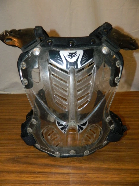 FOX RACING PeeWee Motocross MX Roost Deflector Youth sz S Chest Guard Protector