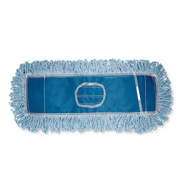 Boardwalk Dust Mop Head, Cotton/Synthetic Blend, 48" x 5", Blue