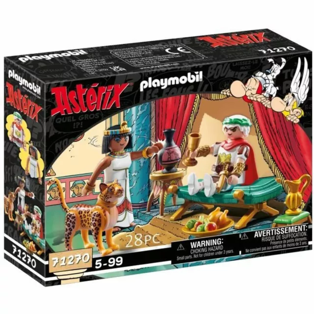 Playset Playmobil 71270 - Asterix: César and Cleopatra 28 Pezzi