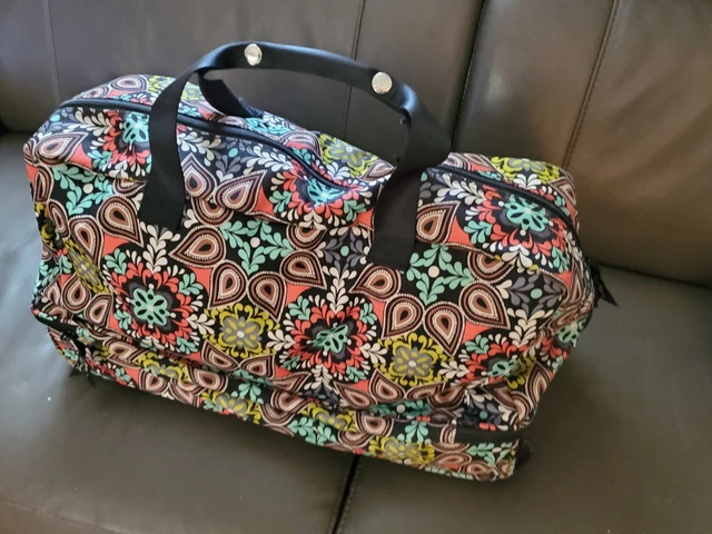 Vintsge VERA BRADLEY LG 22" DUFFLE LUGGAGE Awesome Color's