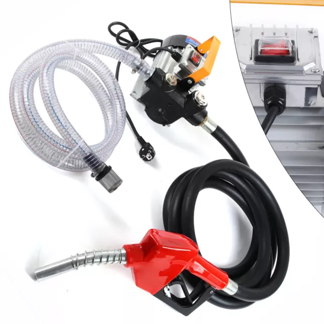 Pompa Diesel 230V Pompa Riscaldamento Pompa Autoadescante Con Pistola 60L/min 550W