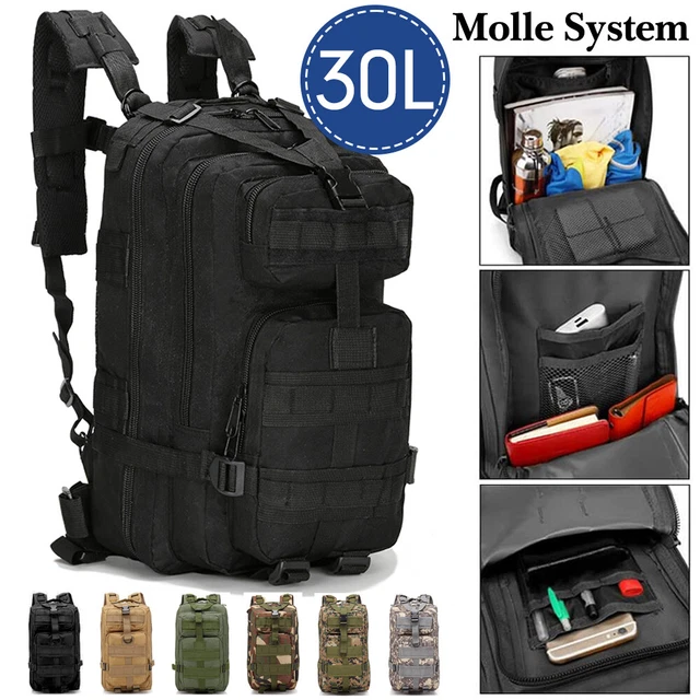 MILITÄR RUCKSACK MOLLE Army Bundeswehr Kampfrucksack Tasche Wandern