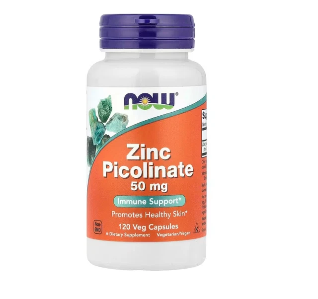 NOW FOODS 120X50MG Zinc Picolinate Supplement £15.99 - PicClick UK
