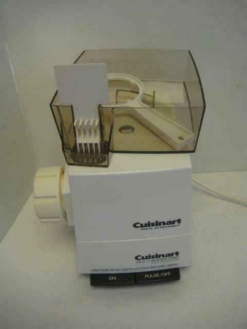 Cuisinart DLC-054 Pasta Maker Attachment Processor Base DLC-7 Food + Pasta Dies Cuisinart DLC-054 Pasta Maker Attachment Processor Base DLC-7 Food + Pasta Dies
