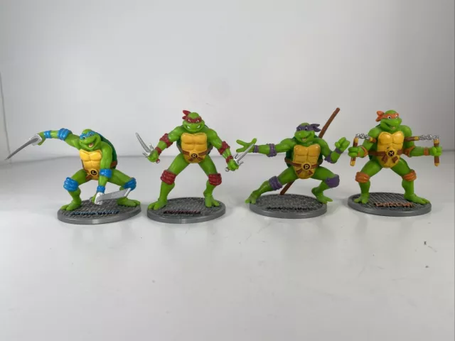 2014 Teenage Mutant Ninja Turtles Mini Stand Figures Viacom TMNT