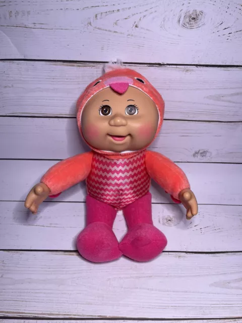 Cabbage Patch Kids Thumb Sucker Cuties 9” Pink Flamingo Doll Named Rosalie