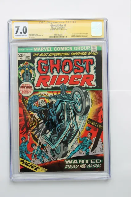 Ghost Rider #1 FN/VF 7.0 (Marvel) CGC Signature Series Signed Stan Lee 3