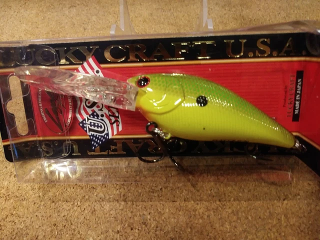 LUCKY CRAFT FLAT CB D-20 450CRCL 3" 3/4OZ "CHART CLASSIC" Fishing Lure Crankbait