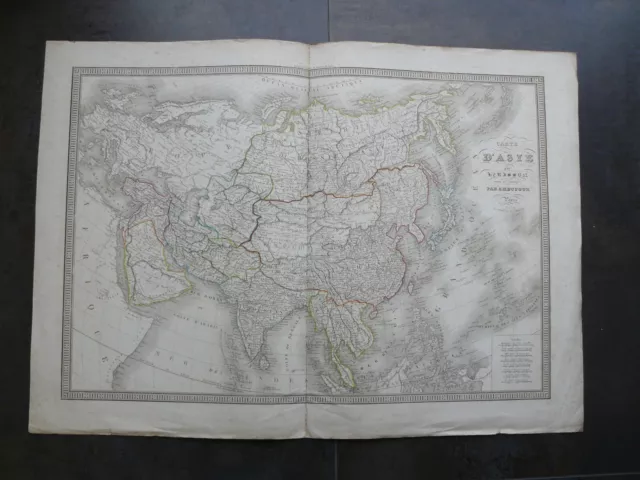 carte d'asie par parahdufour 1842