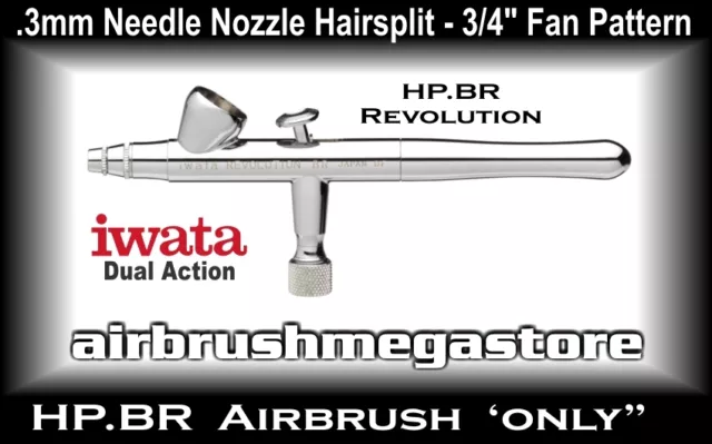 Iwata Revolution Airbrush HP.BR .3mm ( Airbrush Only ) + Free Insured Post