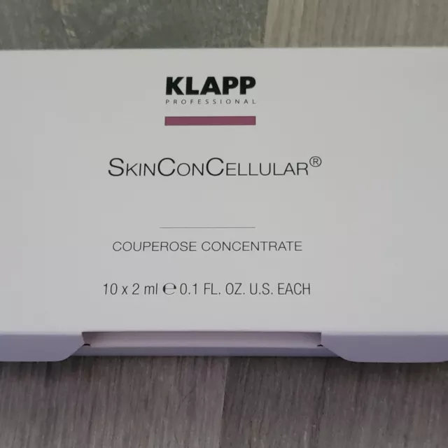 KLAPP SkinConCellular Boite de 7 Ampoules de concentré couperose peau sensible