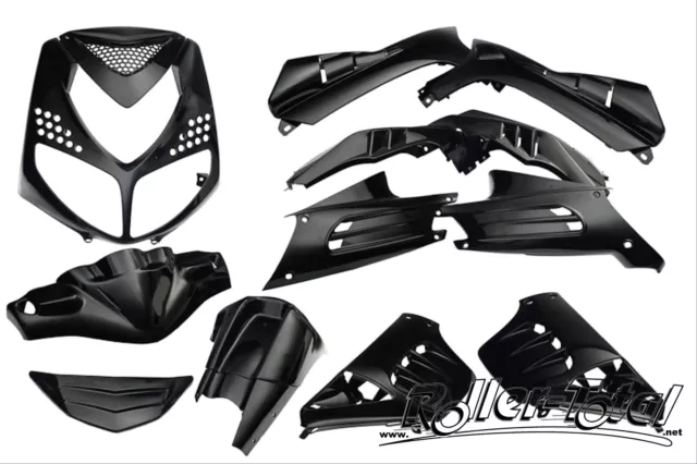 Kit Carénage Noir Métallisé 13 Pièces Peugeot Speedfight 2 Bodypart Kit