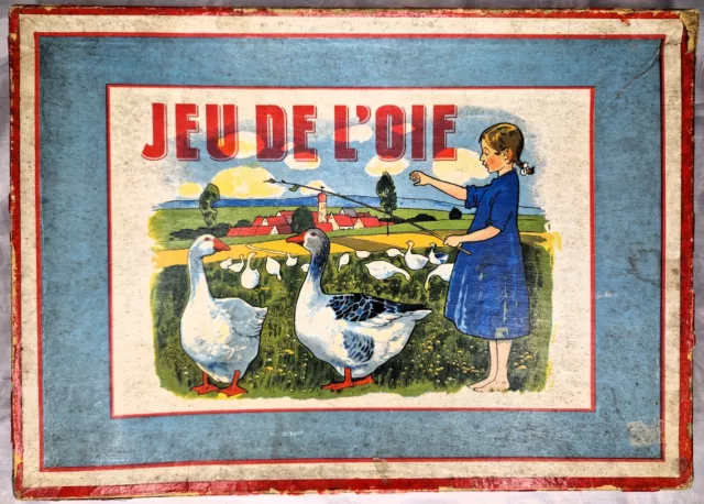 Jeu de l'oie ancien (allemand?) début 20eme