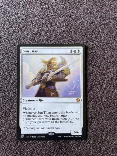 Mtg Sun Titan  - Titano Solare - Magic