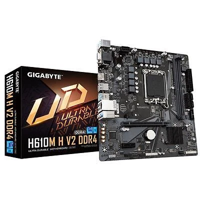 GIGABYTE H610M H V2 DDR4 Socket 1700/B660/Ddr4/S-Ata 600/Micro Atx £79. ...