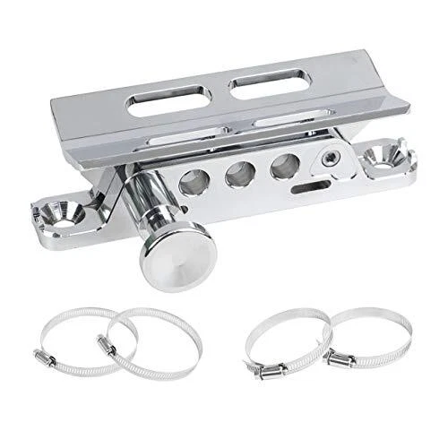 Chrome Quick Release Roll Bar Fire Extinguisher Mount Holder Bracket