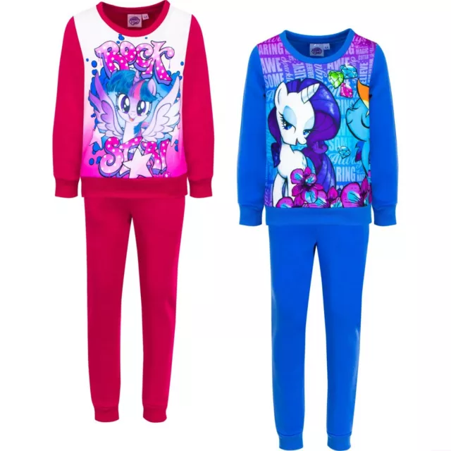 Abbigliamento bambina tuta unicorno Little Pony da bimba 3 4 6 8 anni completo