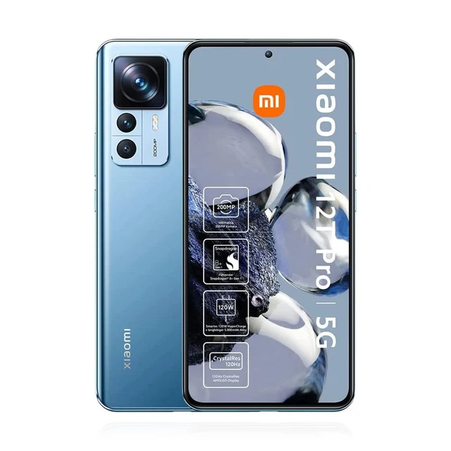 Xiaomi 12T Pro 5G 256GB 8GB Ram Ohne Simlock Blau Blue 200 MP Dual Sim NEU