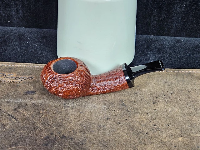 NEW!  UNSMOKED!  Chris Asteriou Sandblasted Tomato Tobacco Smoking Pipe
