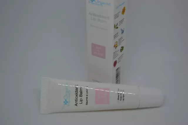 Brandneu in Originalverpackung The Organic Pharmacy Antioxidans Lippenbalsam weich & glatt 7ml UVP £13