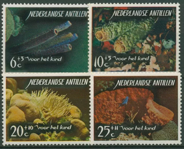 Niederländische Antillen 1965 Voor het Kind Korallen Schwämme 158/61 postfrisch