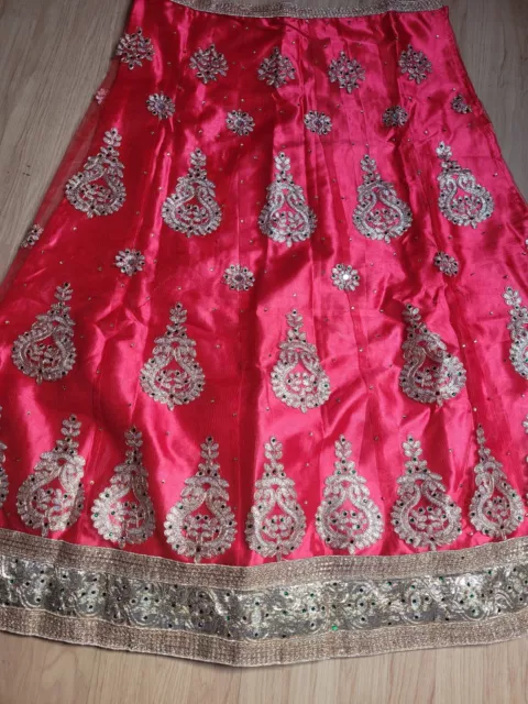 Bollywood Indian Lehenga Pakistani Bridal Party Wedding  Lengha Choli unstich