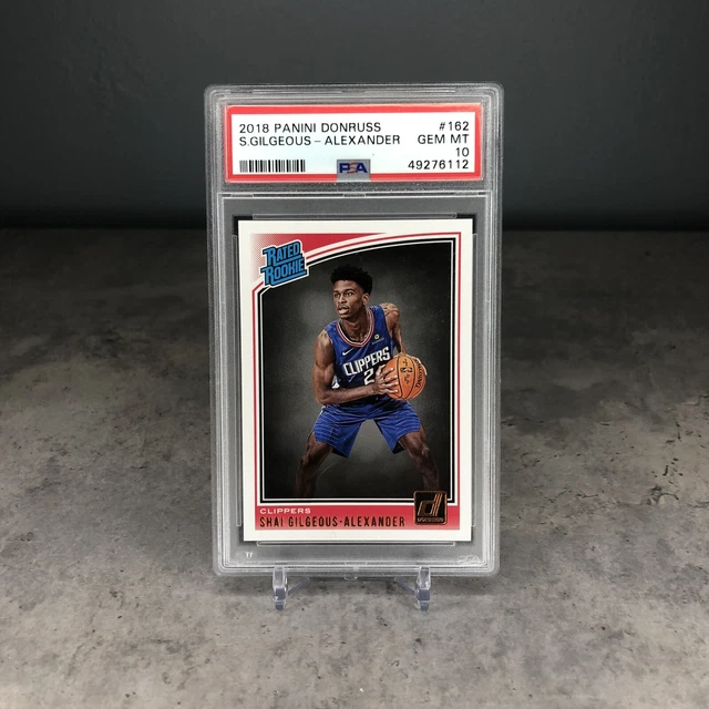 2018-19 Panini Donruss #162 Shai Gilgeous-Alexander Rookie Card (RC) - Near Mint/Mint Condition