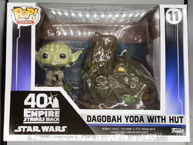 Funko POP #11 Dagobah Yoda with Hut - Town - Star Wars