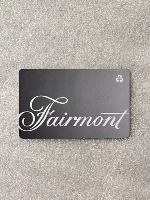 Fairmont Hotel HOTEL ROOM KEY CARD Great Condition.