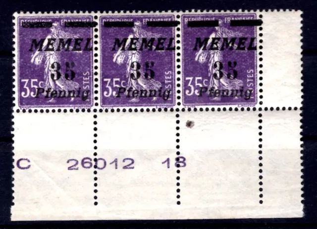 Memel 84 Bru  mit Druckdatum ** MNH POSTFRISCH (L7685