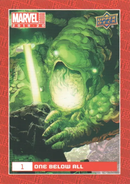 2019-20 Marvel Annual Trading Card #1 One Below All