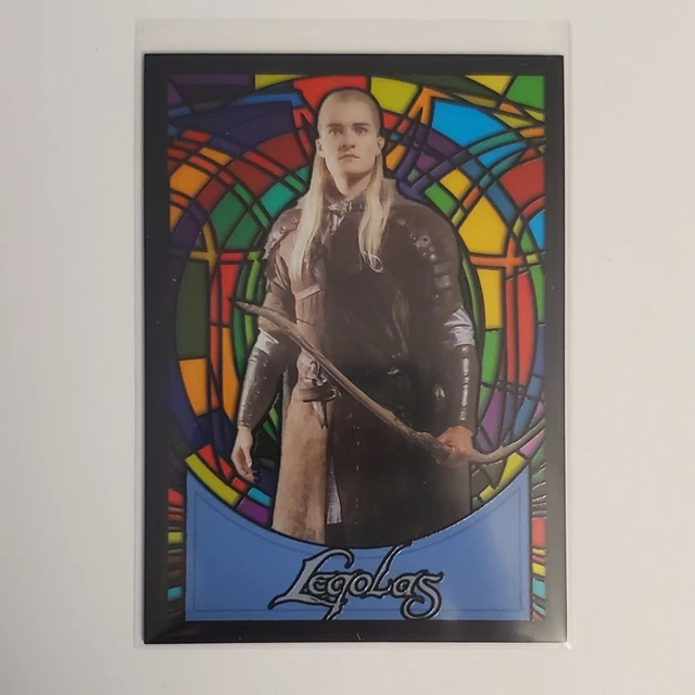 2006 Topps Lord of the Rings Evolution Stained Glass LEGOLAS #S7