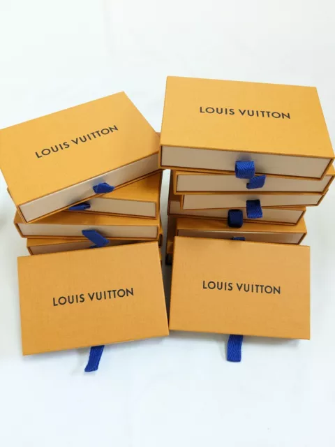 Louis Vuitton Authentic Empty Jewellery Box w/ Dust Bag & Ribbon  4.5”x4”x1.5”
