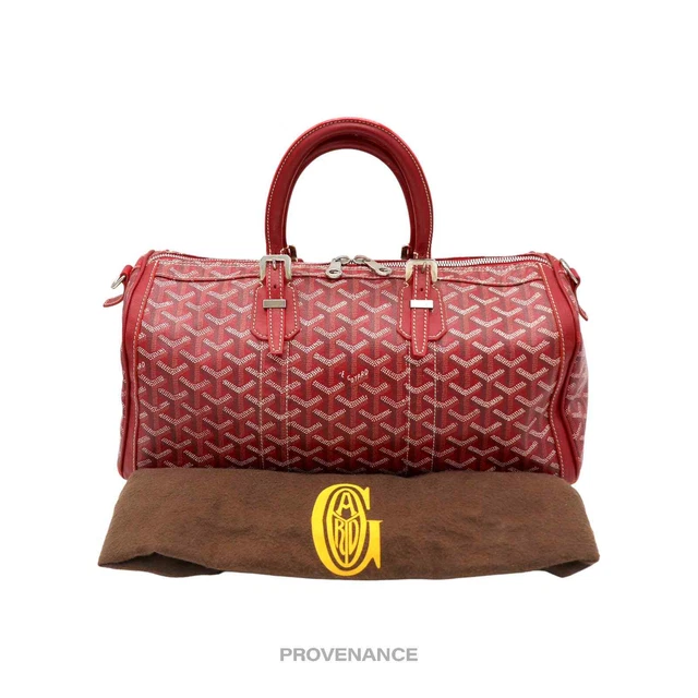 GOYARD CROISIERE 35 Bag Red Goyardine Mini Duffle 1 000.00