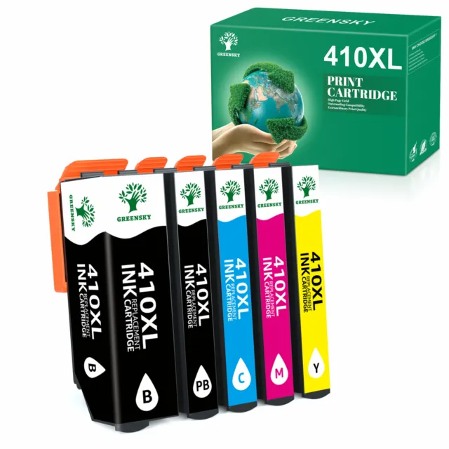 410 XL Printer Ink Cartridges For Epson Premium XP-630 XP-7100 XP-830 XP-640 Lot