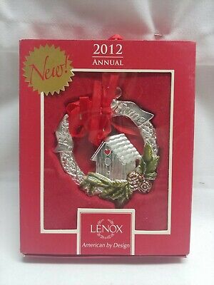 Lenox 2012 annual Christmas ornament Bless This Home