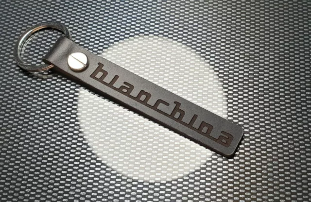 Bianchina Cuir Porte-Clés 500 Autobianchi Abarth Noir