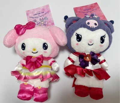 SAILOR MOON ETERNAL x Sanrio My Melody Kuromi Mascot Holder Plush Doll ...