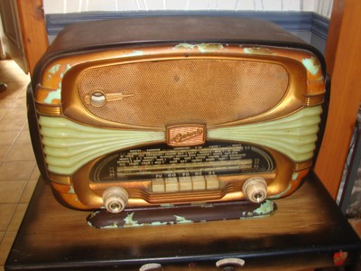 Oceanic Superbe Poste récepteur Radio TSF Radiola RA-468 Blanc,id Surcouf,Oceanic,etc.. 