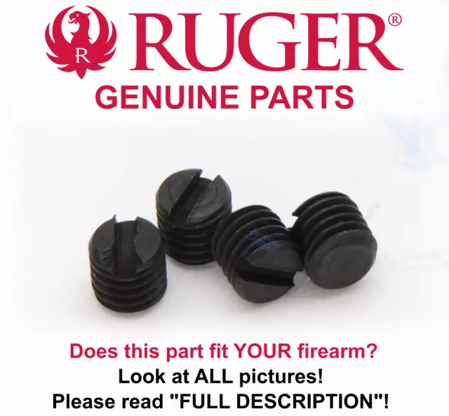 Ruger 10-22 & Charger BLUED Scope Base Filler Screws picatinny weaver rail mount