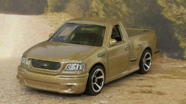 1999 FORD F-150 SVT Lightn (Bronzo) 1:64 ruote calde pressofuse schienale piatto sigillato 3