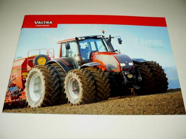 Prospectus Tracteur VALTRA T Séries Tractor Traktor Trattore Brochure Prospekt