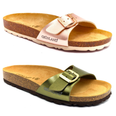 Grunland CIABATTE MONO FIBBIA DONNA GRUNLAND ESTATE CB2950  SARA NERO 