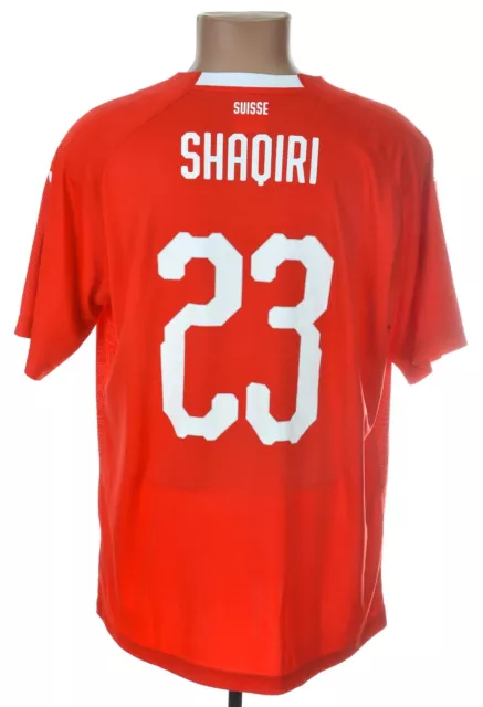 Switzerland National Team 2018/2019 Home Football Shirt Puma Xl #23 Shaqiri