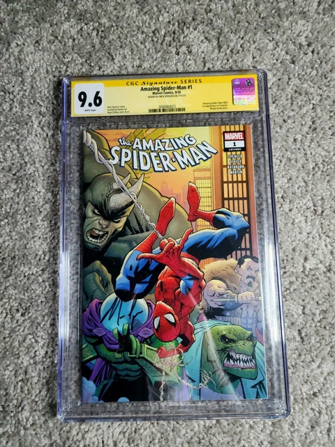 Amazing Spiderman 1 CGC  9.6 SS Signed by Nick Spencer 1st app.
